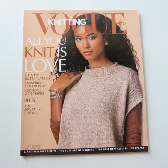 Vogue Knitting Mixed Media Craft Magazines Lot of 2 Fall 2020 Fall 2021 - Picture 3 of 4